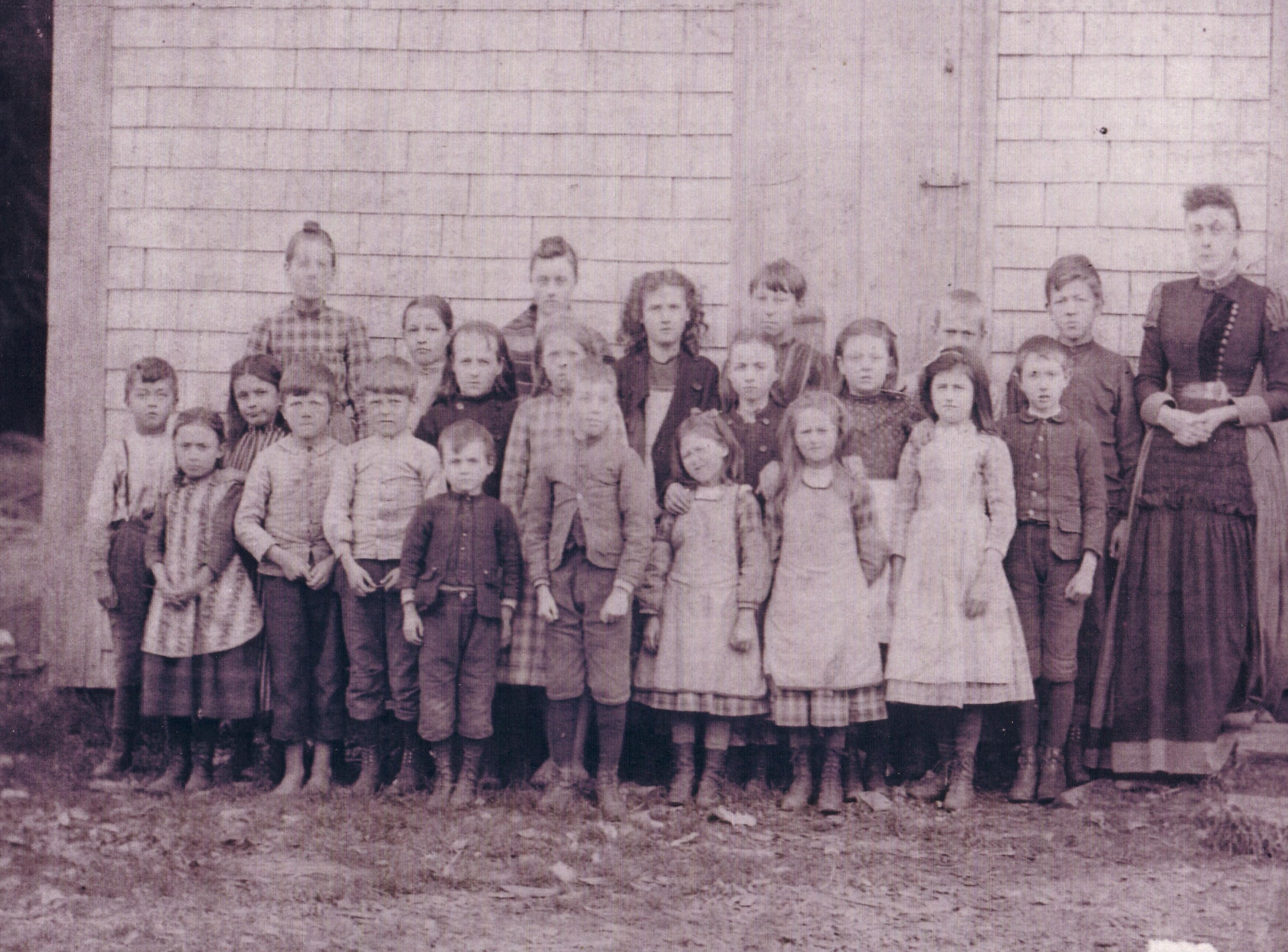 Old West River School 1891